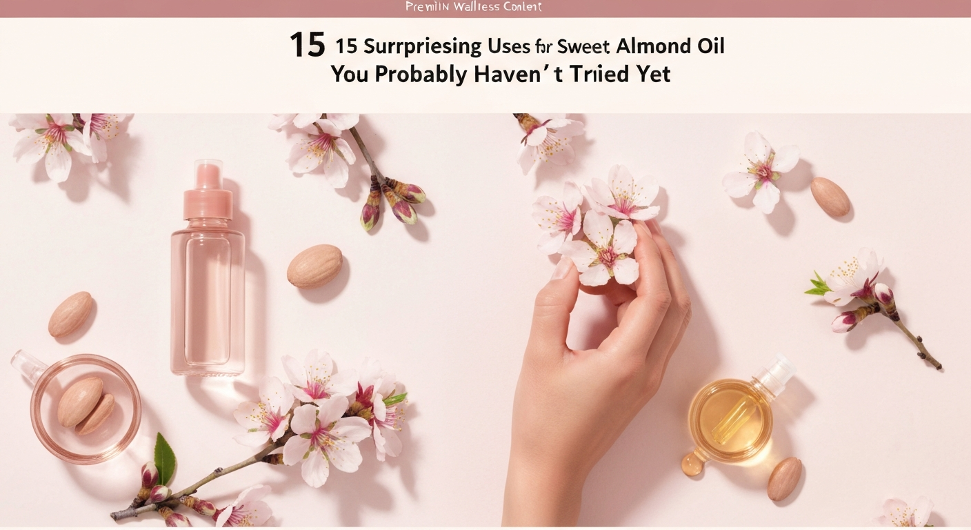 15 Surprising Uses for Sweet Almond Oil You Probably Haven't Tried Yet
