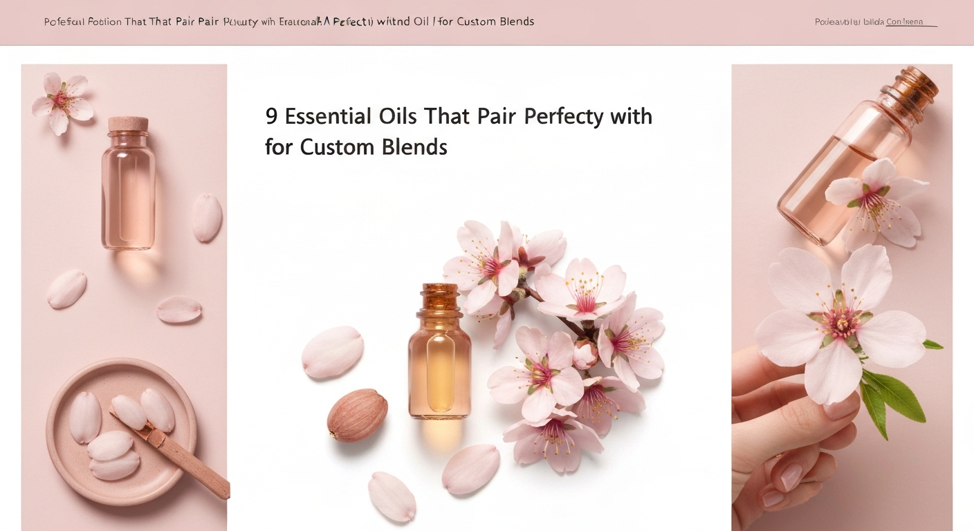 9 Essential Oils That Pair Perfectly with Almond Oil for Custom Blends