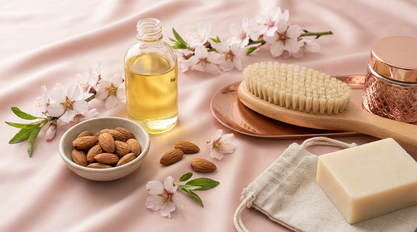 Almond Oil for Sunburn: Cooling Application and After-Sun Blend
