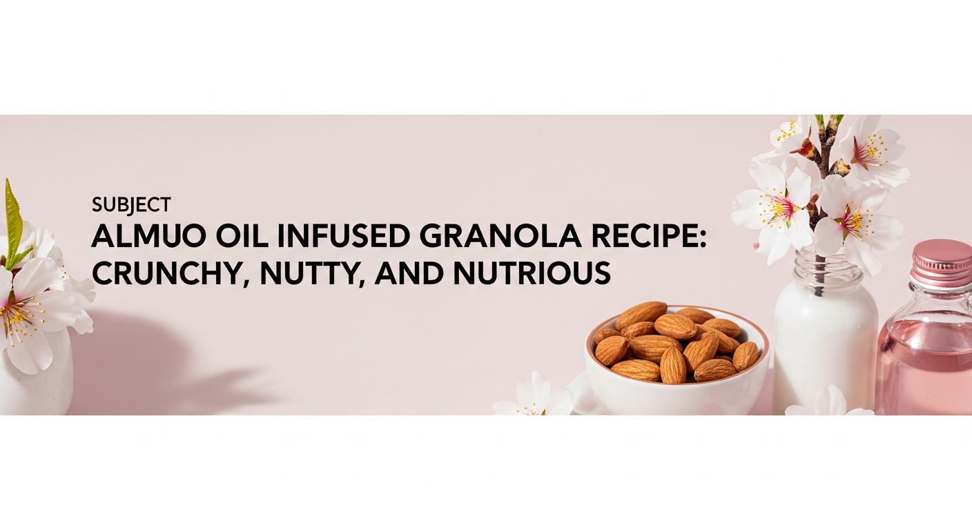 Almond Oil Infused Granola Recipe: Crunchy, Nutty, and Nutritious
