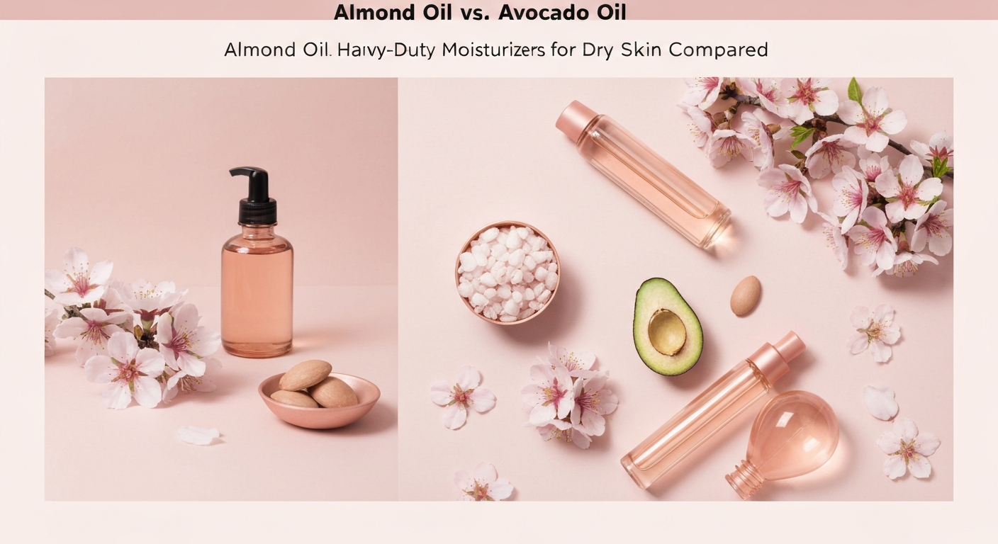 Almond Oil vs. Avocado Oil: Heavy-Duty Moisturizers for Dry Skin Compared