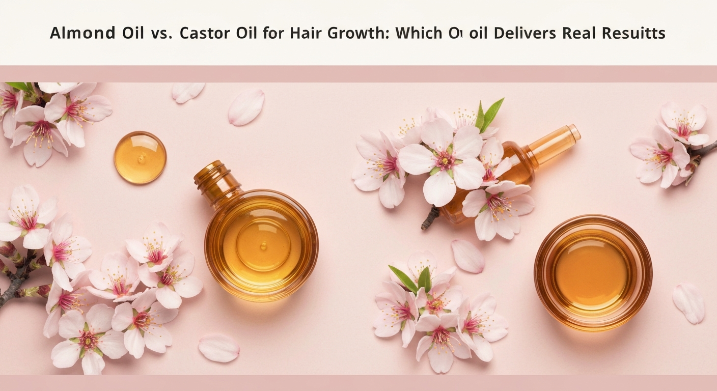 Almond Oil vs. Castor Oil for Hair Growth: Which Oil Delivers Real Results?
