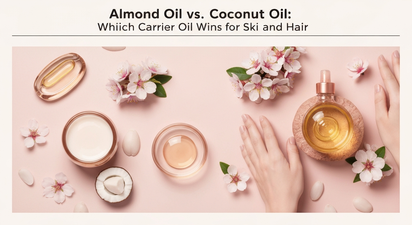 Almond Oil vs. Coconut Oil: Which Carrier Oil Wins for Skin and Hair?