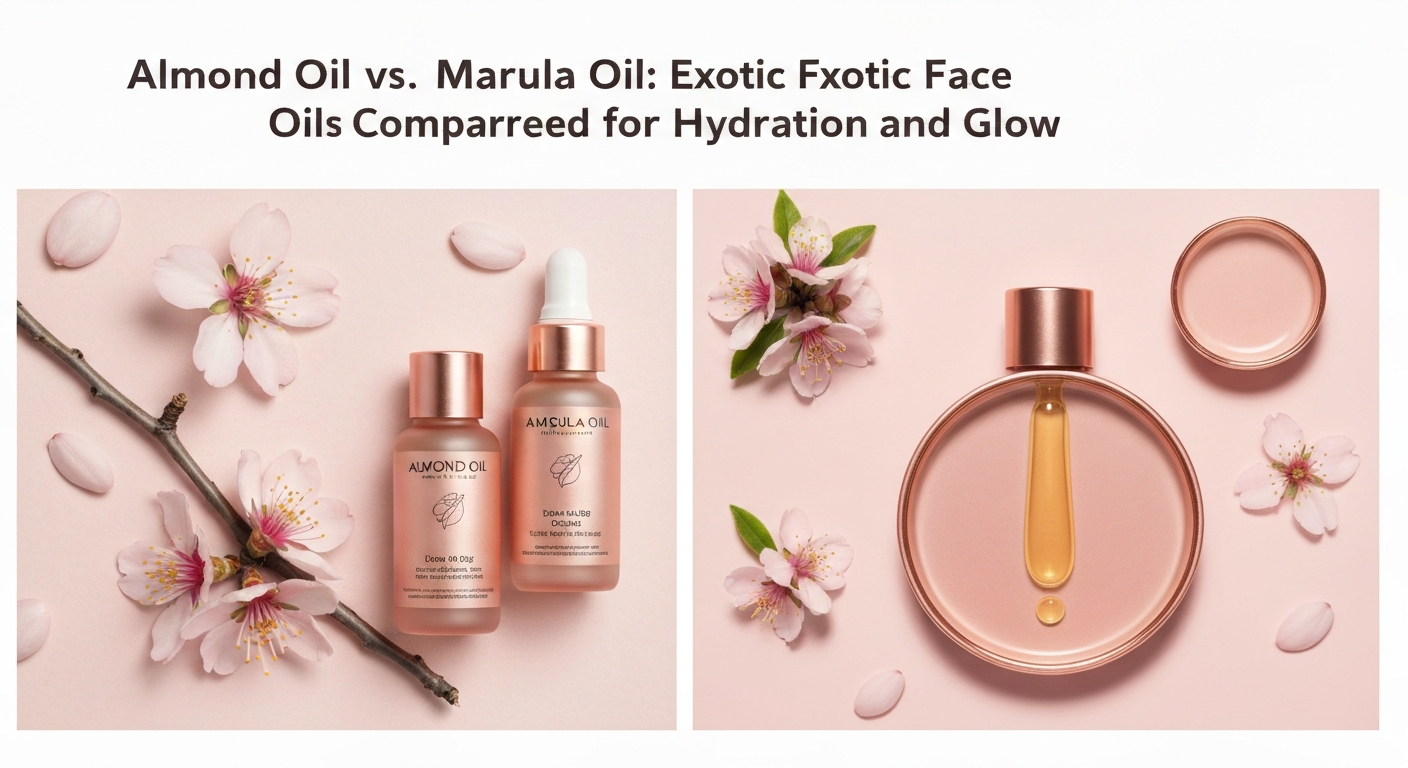 Almond Oil vs. Marula Oil: Exotic Face Oils Compared for Hydration and Glow
