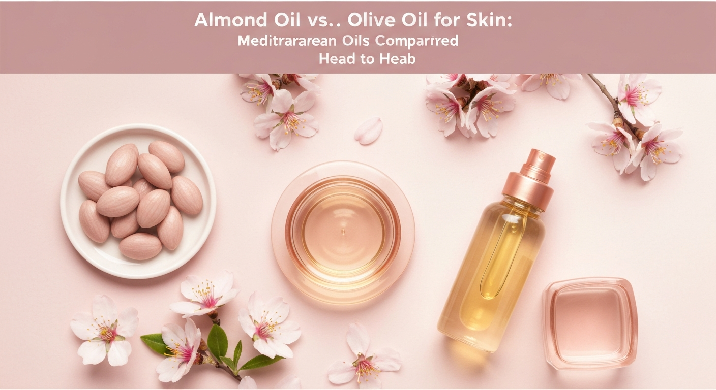 Almond Oil vs. Olive Oil for Skin: Mediterranean Oils Compared Head to Head