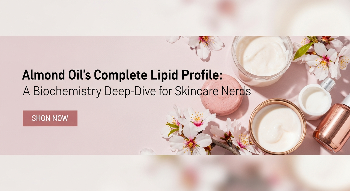 Almond Oil's Complete Lipid Profile: A Biochemistry Deep-Dive for Skincare Nerds