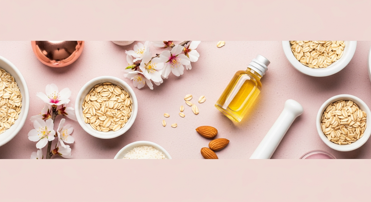 DIY Almond Oil and Oatmeal Bath Soak for Itchy, Irritated Skin