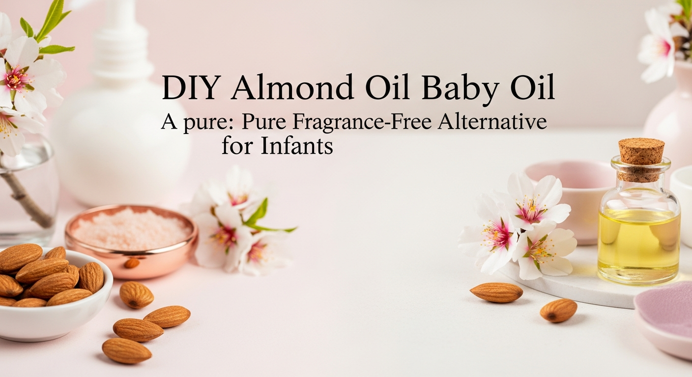 DIY Almond Oil Baby Oil: A Pure, Fragrance-Free Alternative for Infants
