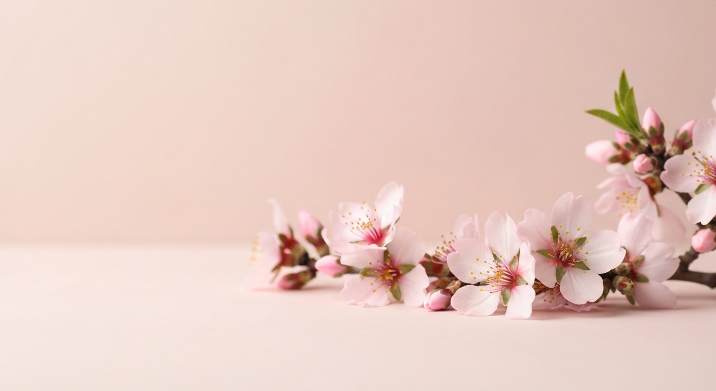 Pure sweet almond oil for skin and hair care