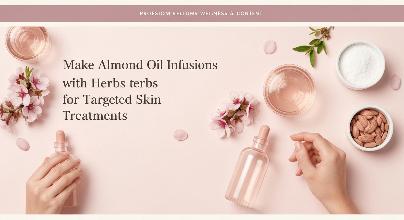 How to Make Almond Oil Infusions with Herbs for Targeted Skin Treatments