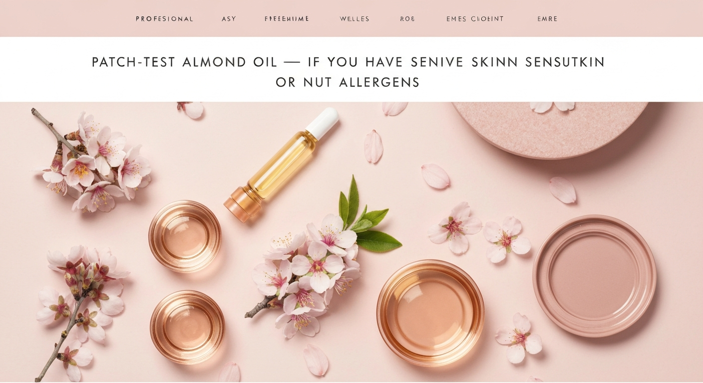 How to Patch-Test Almond Oil If You Have Sensitive Skin or Nut Allergies