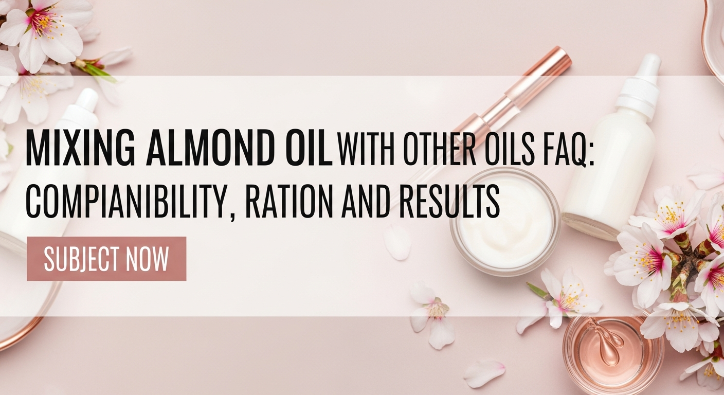 Mixing Almond Oil with Other Oils FAQ: Compatibility, Ratios, and Results