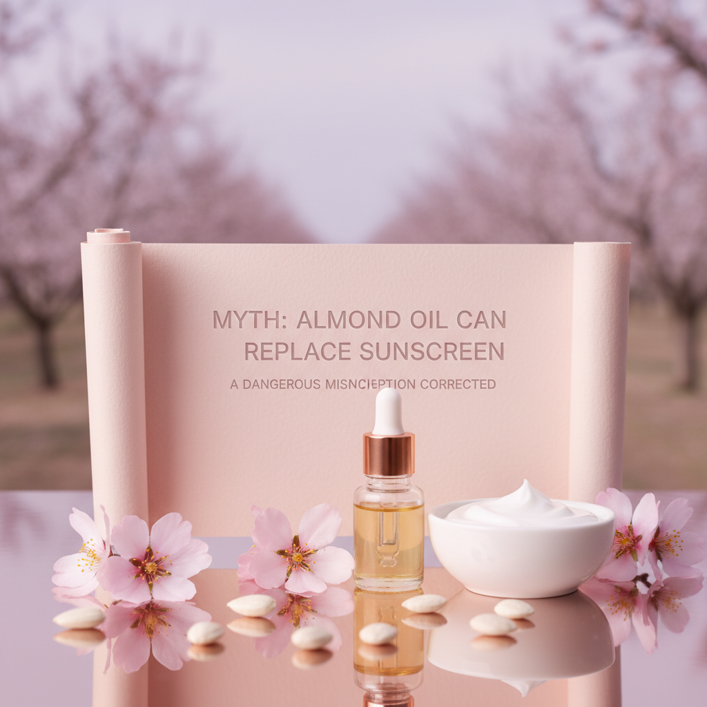 Myth: Almond Oil Can Replace Sunscreen
