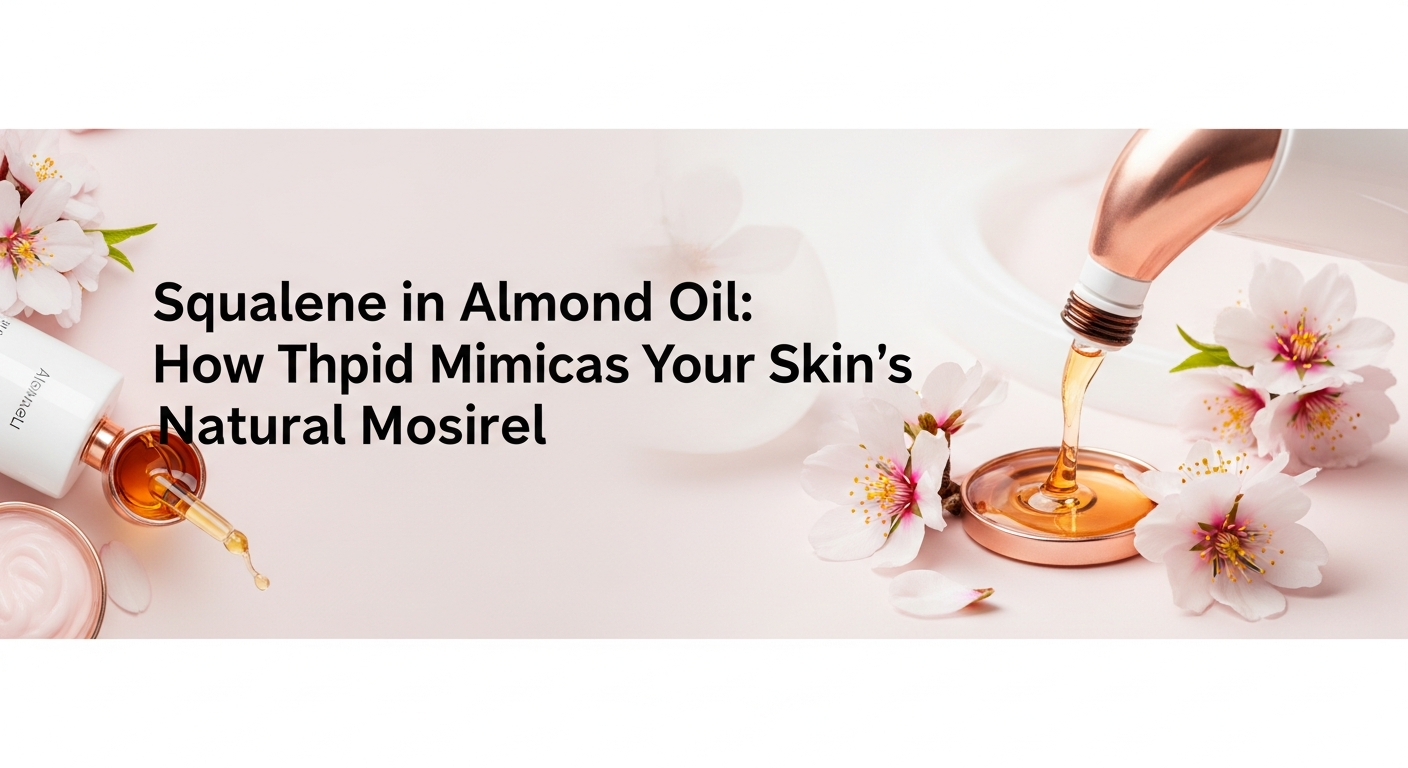 Squalene in Almond Oil: How This Lipid Mimics Your Skin's Natural Moisture
