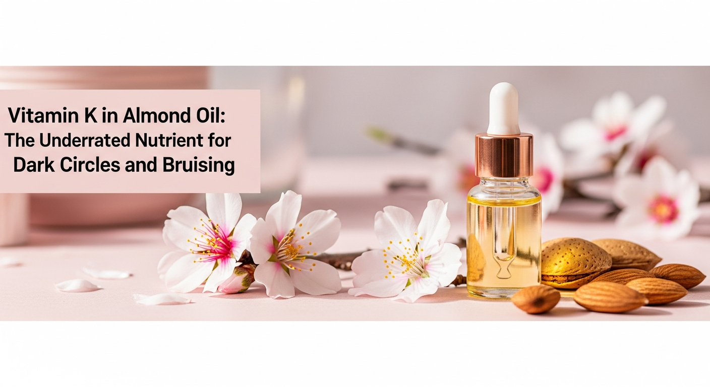 Vitamin K in Almond Oil: The Underrated Nutrient for Dark Circles and Bruising