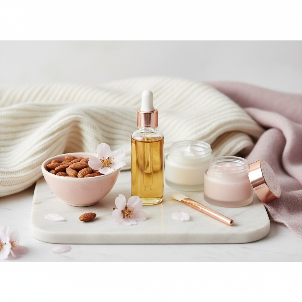 Winter Skin Rescue: How to Use Almond Oil to Combat Cold-Weather Dryness