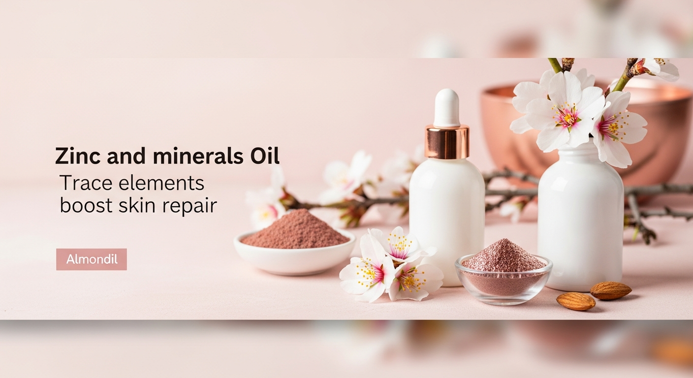 Zinc and Minerals in Almond Oil: Trace Elements That Boost Skin Repair
